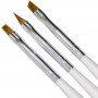 Pack 3 x Pinceles Gel - Zebra - Pincéis  - Outlet Nails