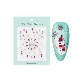 NailArt Sticker Snowman