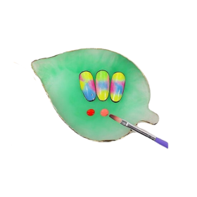 Nail Art Paleta - Hoja Verde
