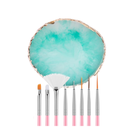 Nail Art Paleta - Redonda Azul