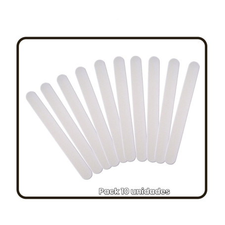 Lima Recta 100/180 - Blanca Pack 10 unidades