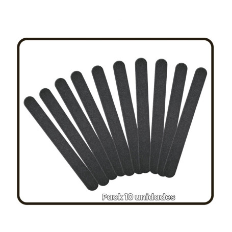 Lima Recta 100/180 - Negra Pack 10 unidades