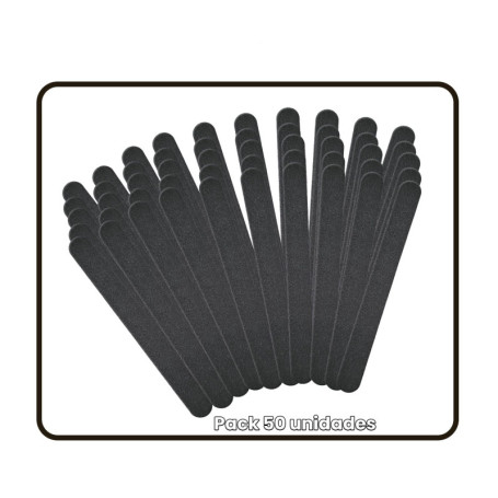 Lima Recta 100/180 - Negra Pack 50 unidades