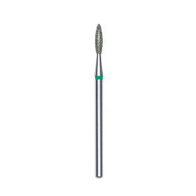 Broca de diamante Punta Llama - Verde 2,1mm/8mm. - Staleks  - Staleks