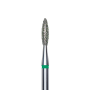 Broca de diamante Punta Llama - Verde 2,1mm/8mm. - Staleks  - Staleks