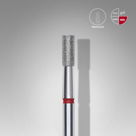 Broca de diamante Punta Cilindro - Roja 2.5mm/6mm
