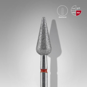 Broca de diamante Punta Pera - Roja 5mm/12mm