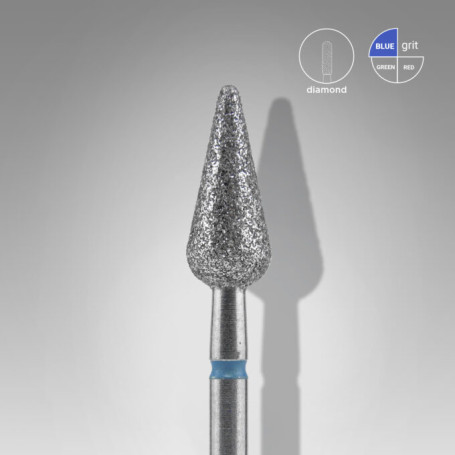Broca de diamante Punta Pera - Azul - 5mm/12mm