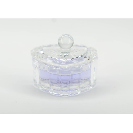 Dappen de cristal - con tapa