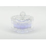 Dappen de cristal - con tapa Oval
