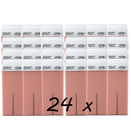 Pack 24 Roll On Cera Rosa