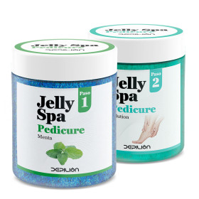 Pack Jelly Spa Pedicure - Paso 1: Menta 750g - Paso 2: 1250g - Pedi...