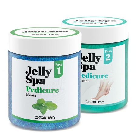 Pack Jelly Spa Pedicure - Paso 1: Menta 750g - Paso 2: 1250g - Pedi...