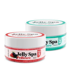 Pack Jelly Spa Pedicure - Paso 1: Frutos Rojos 90g - Paso 2: 150g