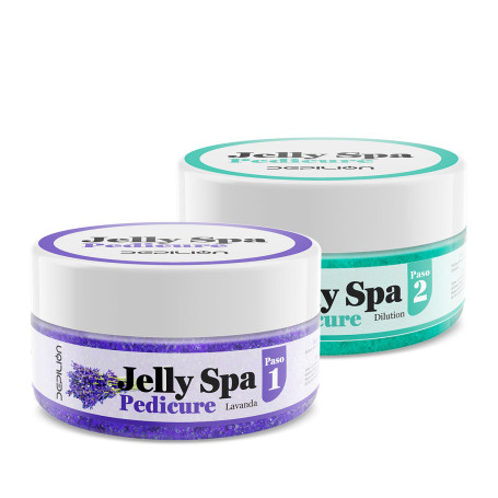 Pack Jelly Spa Pedicure - Paso 1: Lavanda 90g - Paso 2: 150g