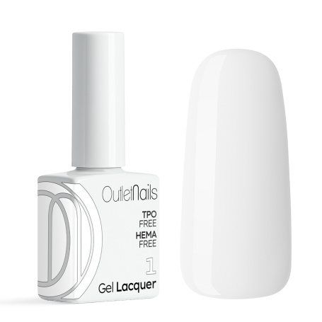 Vernis Semi-Permanent Nº 1 - Vernis Permanent Couleur  - Outlet Nails