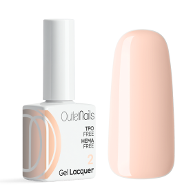 Vernis Semi-Permanent Nº 2 - Vernis Permanent Couleur  - Outlet Nails