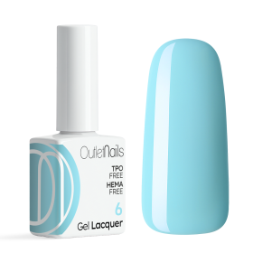 Vernis Semi-Permanent Nº 6 - Vernis Permanent Couleur  - Outlet Nails