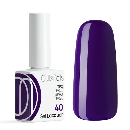 Verniz de Gel Nº 40 - Verniz de Gel Córes  - Outlet Nails