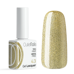 Vernis Semi-Permanent Nº 43 - Vernis Permanent Couleur  - Outlet Nails