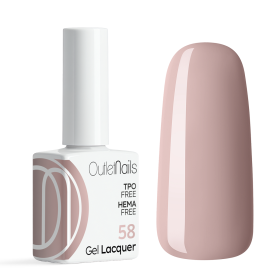 Verniz de Gel Nº 58 - Verniz de Gel Córes  - Outlet Nails