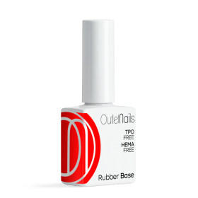 Rubber Base/Gummy Base Transparente 15ml - Base et Top  - Outlet Nails