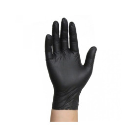 Guantes de Nitrilo Negro Caja 100 unidades Talla M