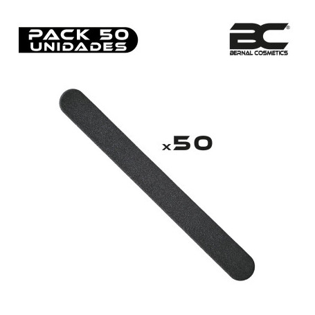 Lima Recta 80/80 - Negra Pack 50 unidades