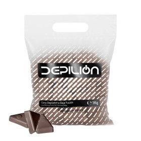 Cera en Pastillas para Depilación (Chocolate) - 1Kg - Cera Depilatoria