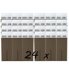 Pack 24 Roll On Cera Chocolate