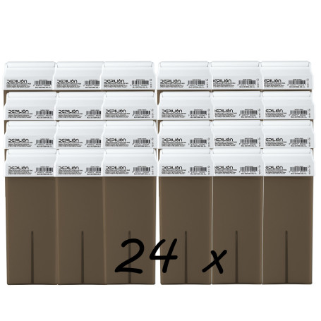 Pack 24 Roll On Cera Chocolate