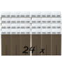 Pack 24 Roll On Cera Chocolate