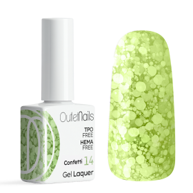 Esmalte Semipermanente Confetti Nº 14 - 15ml
