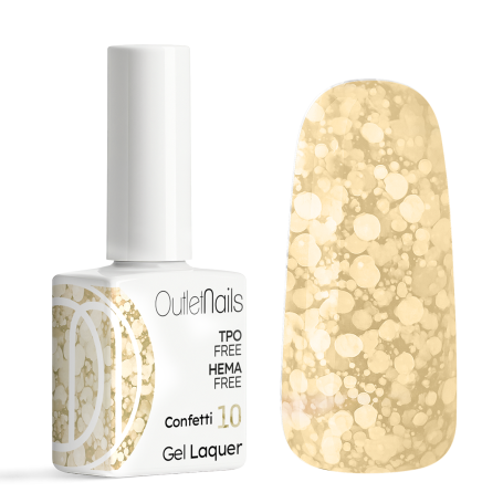 Esmalte Permanente Confetti Nº 10- 15ml