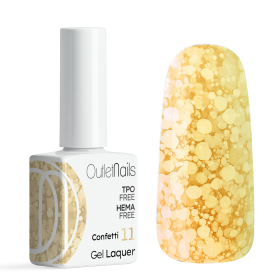Esmalte Semipermanente Confetti Nº 11 - 15ml