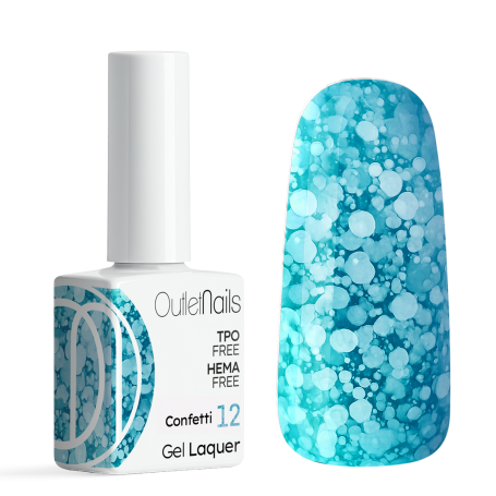 Esmalte Semipermanente Confetti Nº 12 - 15ml