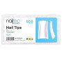 Nail Tips Natural Cuadrado 500 uds