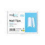 Nail Tips Natural Media Luna 200 uds