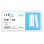 Nail Tips Natural Media Luna 500 uds