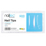 Nail Tips Transparente Cuadrado 500 uds