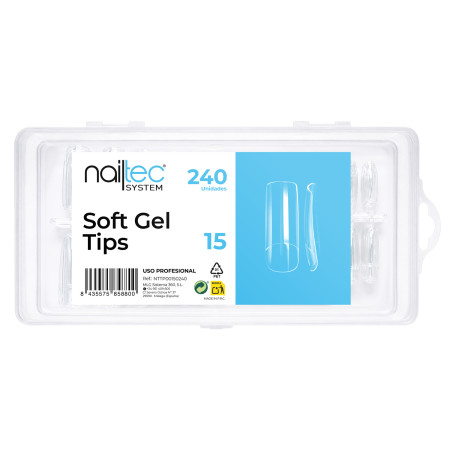 Soft Gel Tips Nº 15 240 uds