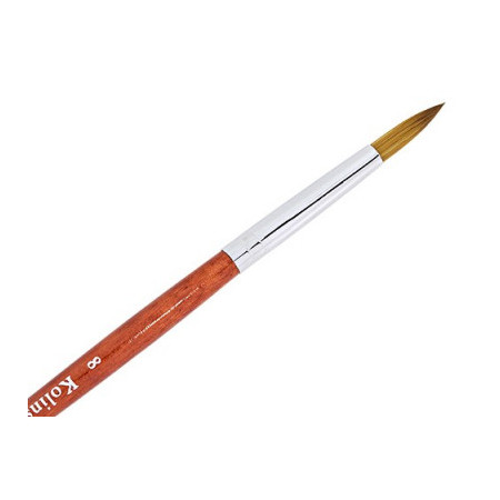 Pincel Acrilico Nº 8 - Kolinsky Nylon